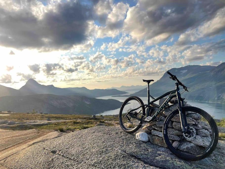 Skjomen Lodge Elvegard Bagian luar foto