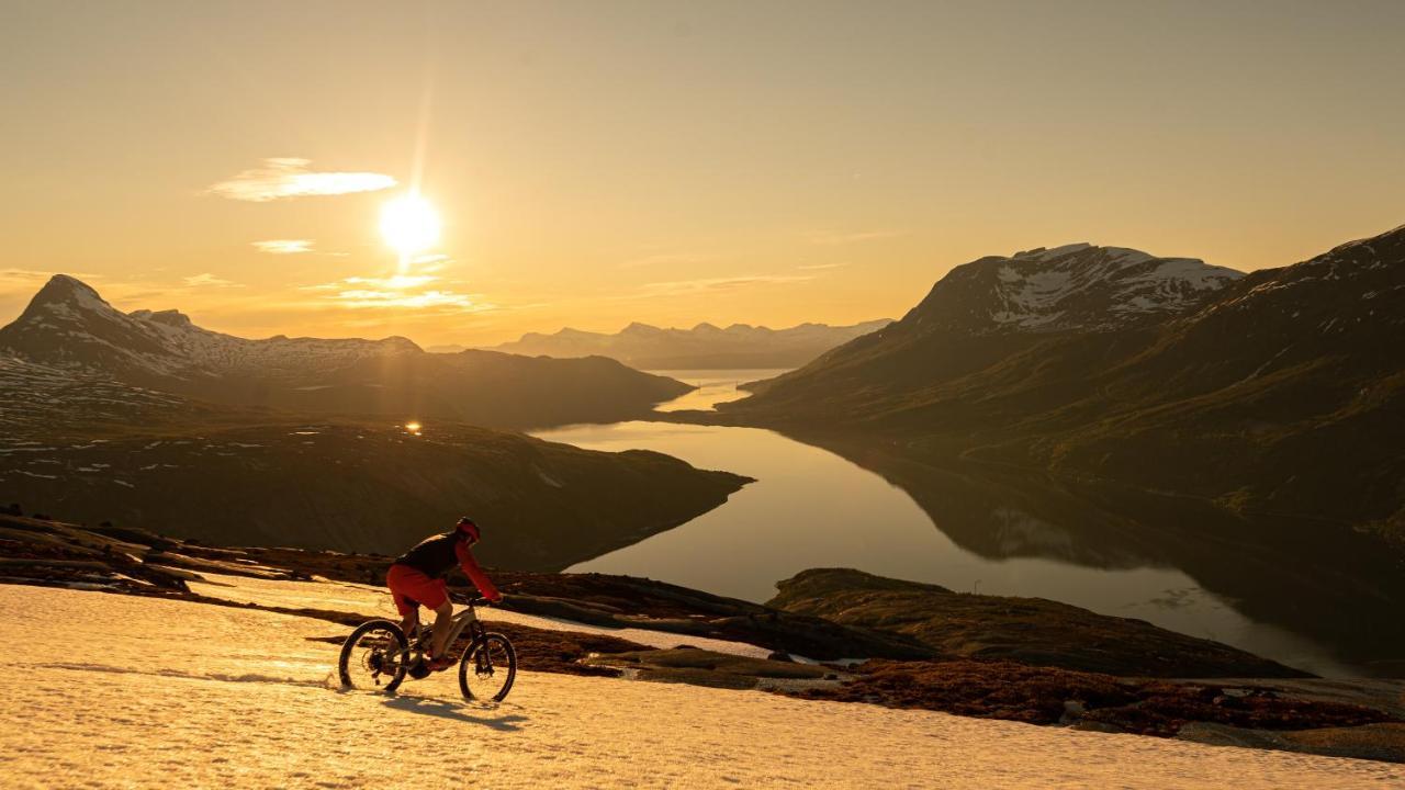 Skjomen Lodge Elvegard Bagian luar foto