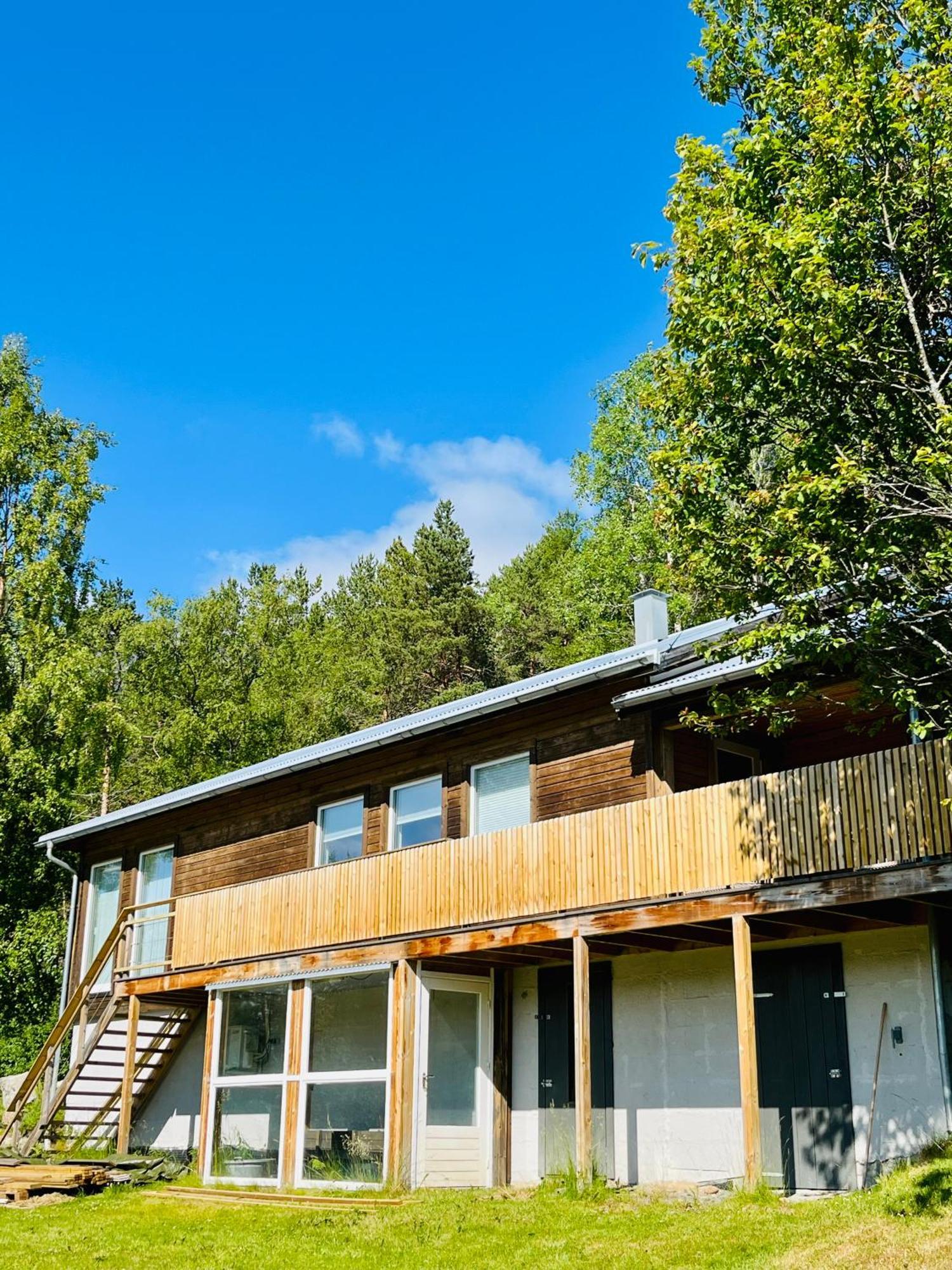Skjomen Lodge Elvegard Bagian luar foto